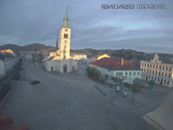 Náměstí, koste sv. Markéty