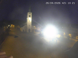 Náměstí, koste sv. Markéty