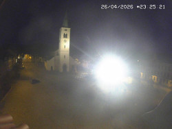 Náměstí, koste sv. Markéty