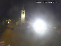 Náměstí, koste sv. Markéty