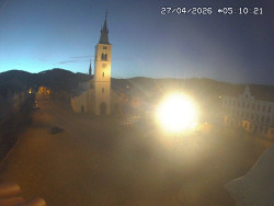 Náměstí, koste sv. Markéty