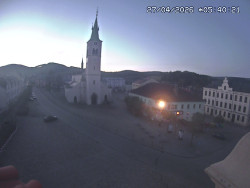 Náměstí, koste sv. Markéty