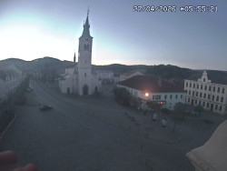 Náměstí, koste sv. Markéty