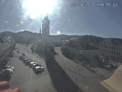 Náměstí, koste sv. Markéty