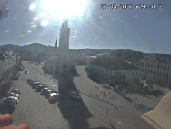 Náměstí, koste sv. Markéty