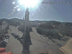 Náměstí, koste sv. Markéty