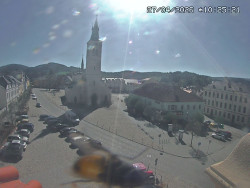 Náměstí, koste sv. Markéty