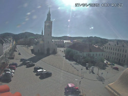 Náměstí, koste sv. Markéty