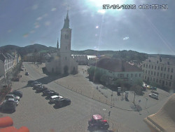 Náměstí, koste sv. Markéty