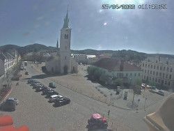 Náměstí, koste sv. Markéty