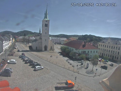 Náměstí, koste sv. Markéty