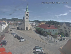 Náměstí, koste sv. Markéty