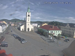 Náměstí, koste sv. Markéty