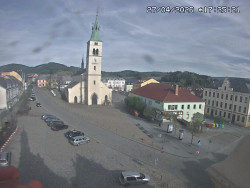 Náměstí, koste sv. Markéty