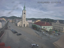 Náměstí, koste sv. Markéty