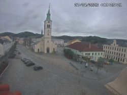 Náměstí, koste sv. Markéty