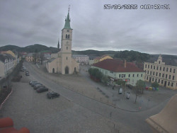 Náměstí, koste sv. Markéty