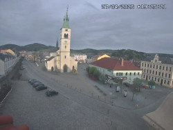 Náměstí, koste sv. Markéty