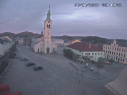 Náměstí, koste sv. Markéty