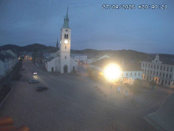 Náměstí, koste sv. Markéty