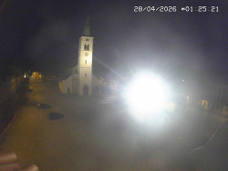 Náměstí, koste sv. Markéty