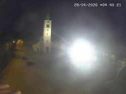 Náměstí, koste sv. Markéty