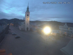 Náměstí, koste sv. Markéty