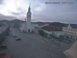 Náměstí, koste sv. Markéty