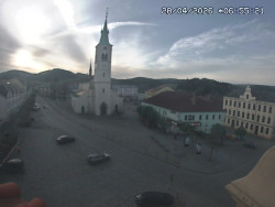 Náměstí, koste sv. Markéty