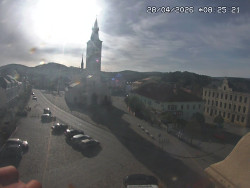 Náměstí, koste sv. Markéty