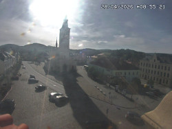 Náměstí, koste sv. Markéty