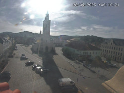 Náměstí, koste sv. Markéty