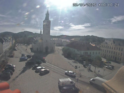 Náměstí, koste sv. Markéty