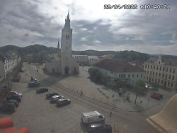 Náměstí, koste sv. Markéty