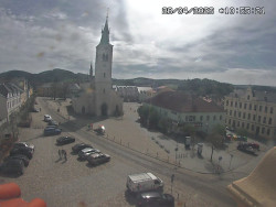 Náměstí, koste sv. Markéty