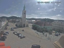 Náměstí, koste sv. Markéty