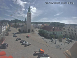 Náměstí, koste sv. Markéty