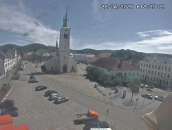 Náměstí, koste sv. Markéty