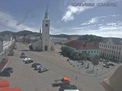 Náměstí, koste sv. Markéty