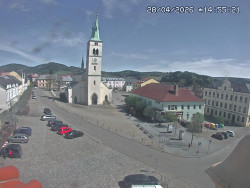 Náměstí, koste sv. Markéty