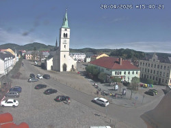 Náměstí, koste sv. Markéty