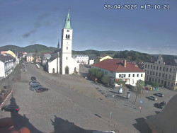 Náměstí, koste sv. Markéty