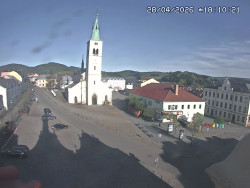 Náměstí, koste sv. Markéty