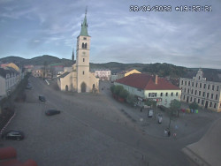 Náměstí, koste sv. Markéty