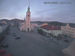 Náměstí, koste sv. Markéty