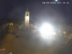 Náměstí, koste sv. Markéty