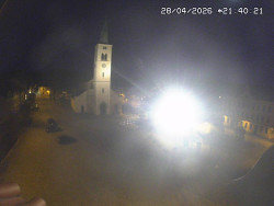 Náměstí, koste sv. Markéty