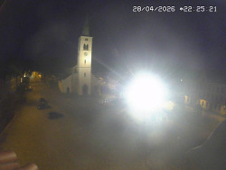 Náměstí, koste sv. Markéty