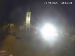 Náměstí, koste sv. Markéty