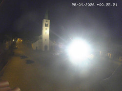 Náměstí, koste sv. Markéty